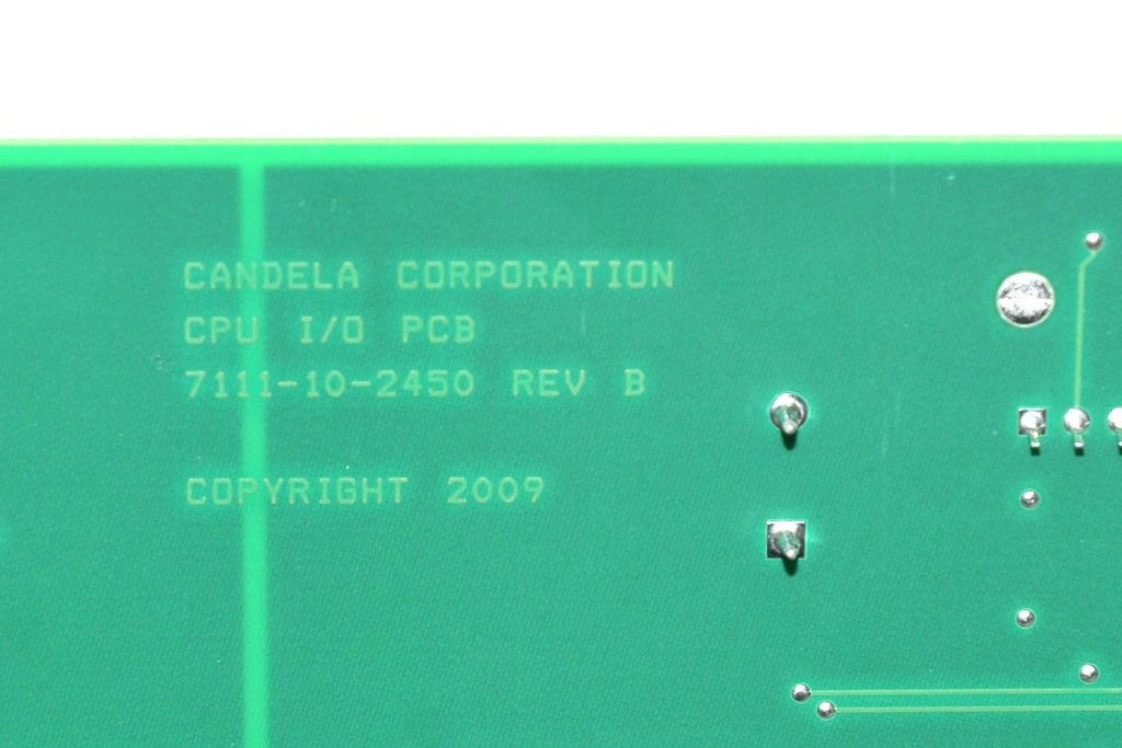 Candela GentleLase Mini Laser CPU I/O PCB Board 7122-00-3290 7111-00-2811 Green