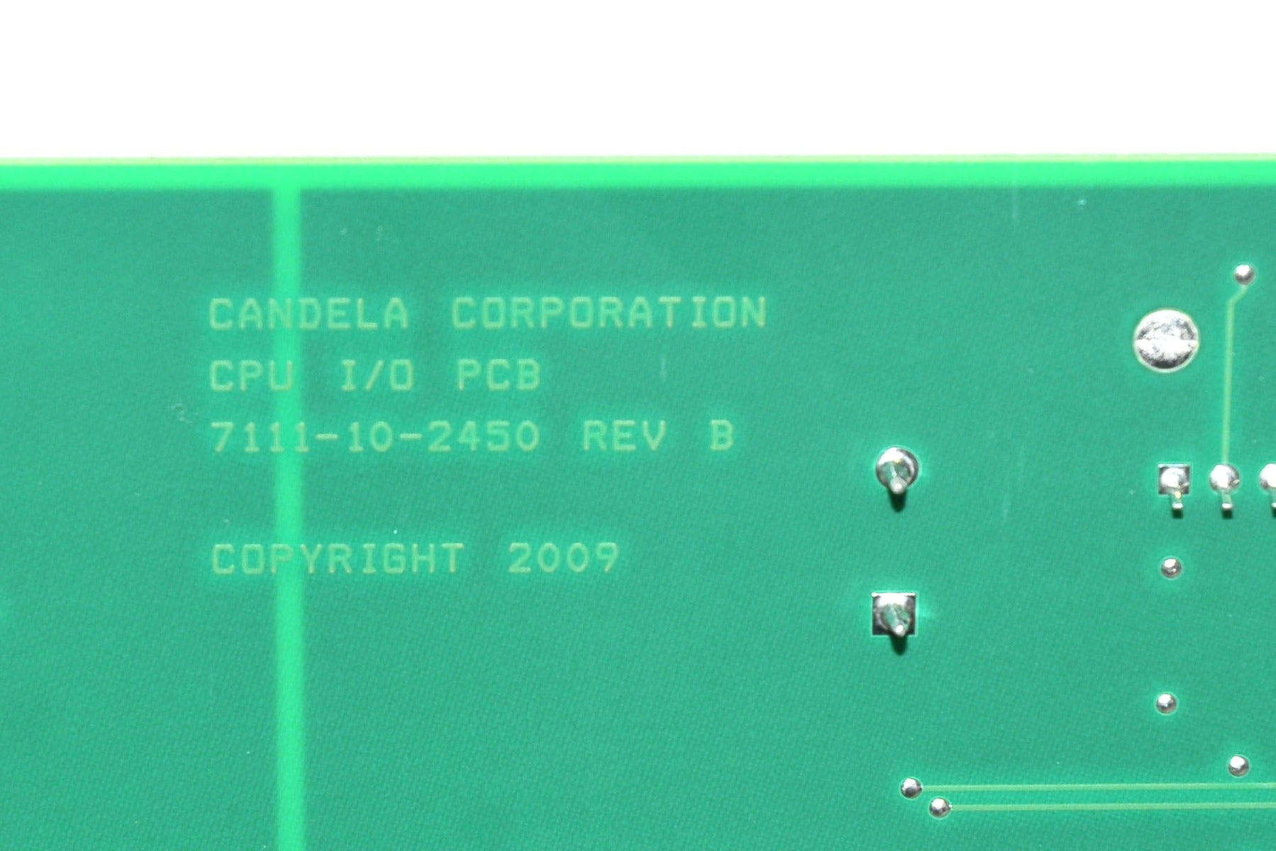 Candela GentleLase Mini Laser CPU I/O PCB Board 7122-00-3290 7111-00-2811 Green