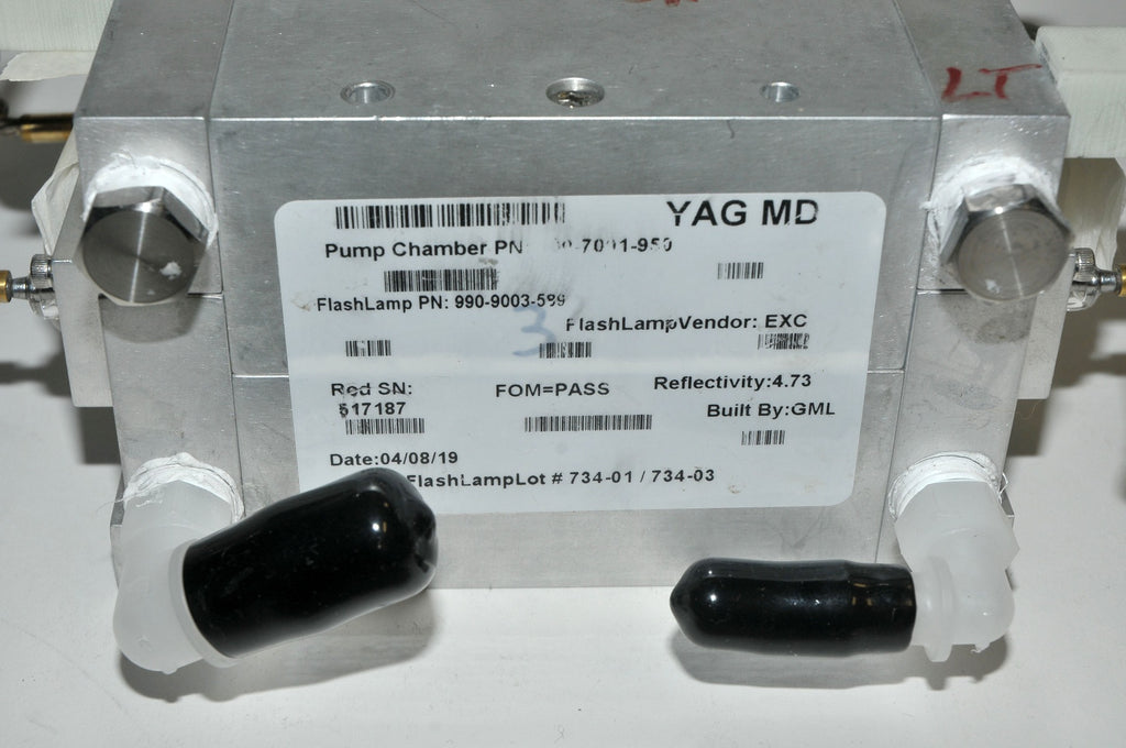 Cynosure Apogee Laser Pump Chamber YAG MD 100-7001-950 FlashLamp Untested