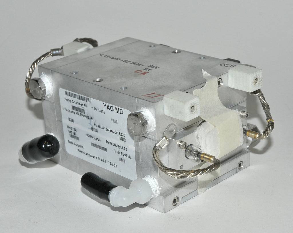 Cynosure Apogee Laser Pump Chamber YAG MD 100-7001-950 FlashLamp Untested