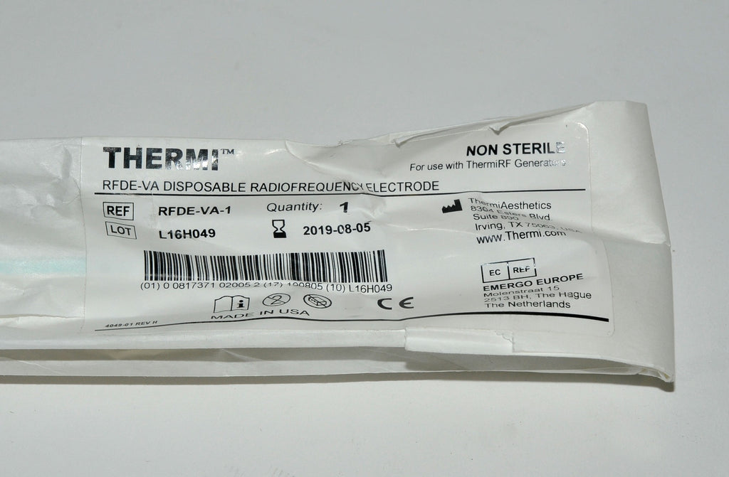 ThermiRF Thermi RFDE-VA-1 Disposable Radio Frequency RF Electrode ThermiVa