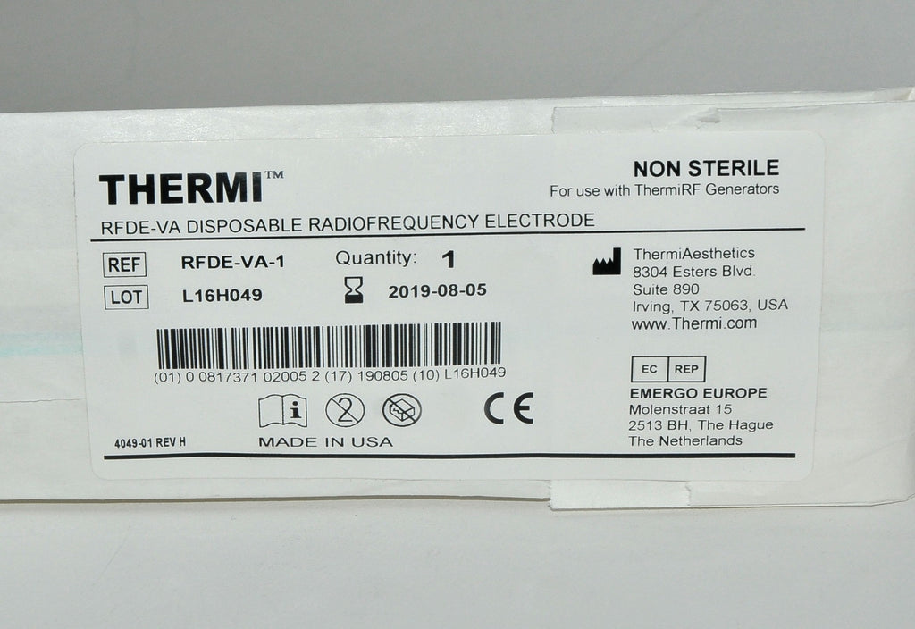ThermiRF Thermi RFDE-VA-1 Disposable RadioFrequency RF Electrode ThermiVa Probe