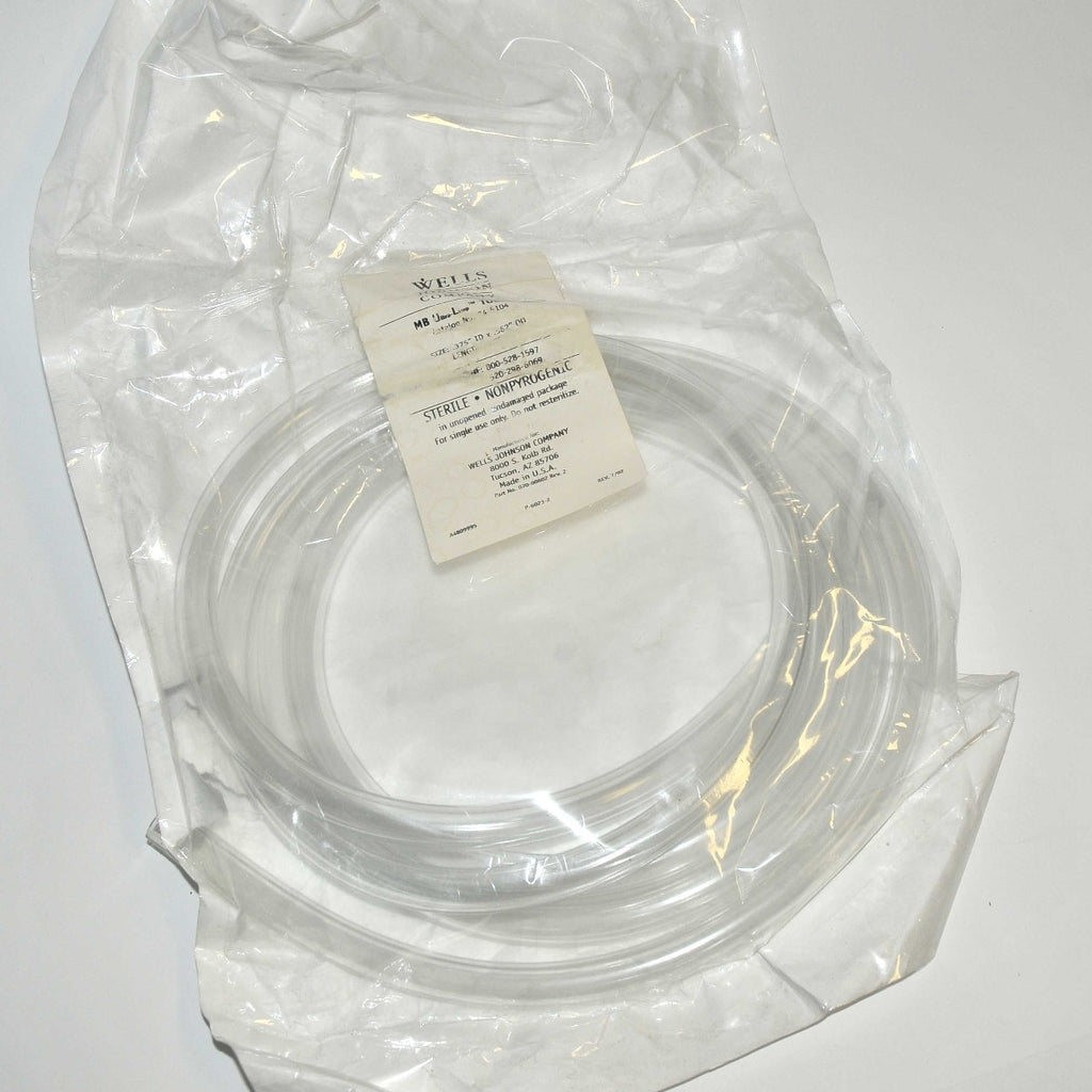 Wells Johnson MB Ultra-Limp Aspiration Tubing 3/8" x 9' 24-5404 Clear Tube