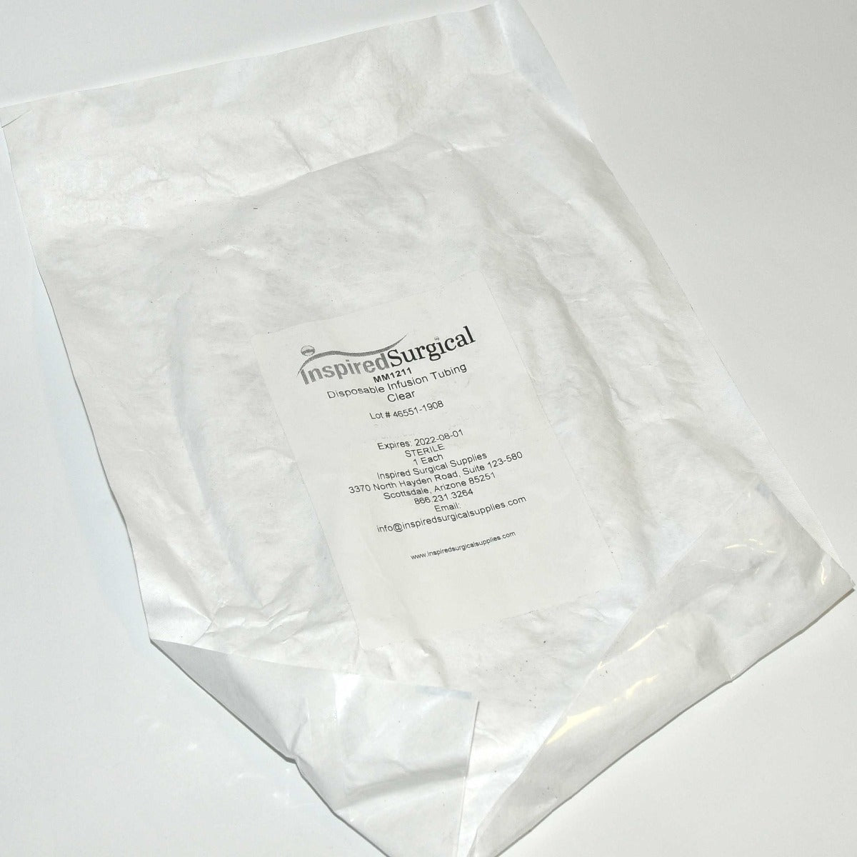 InspiredSurgical Infusion Clear Tubing MM1211 Disposable Inspired Surgical NEW