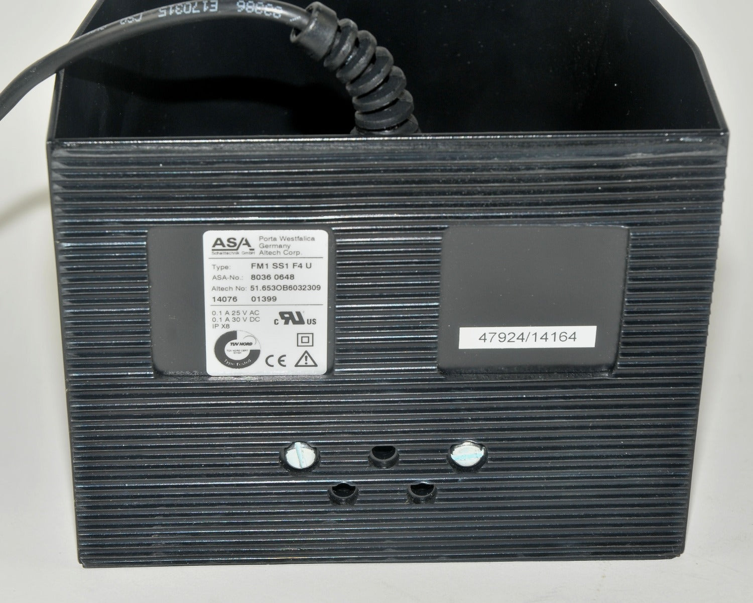 Laser FootSwitch Pedal 2-Pin Electrical Type FM1 SS1 F4 U Porta Westfalica Metal