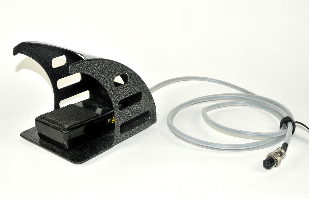 Laser FootSwitch Metal Pedal Electric 5-Pin Female Electrical Connector Threaded