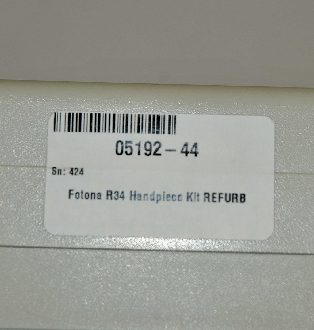 Fotona SP XS Spectro Laser R34 1064nm Nd:YAG Hair Removal Handpiece Kit 05192-44