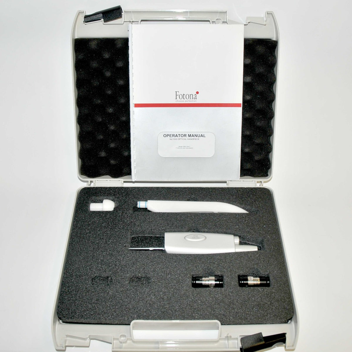 Fotona SP XS Spectro Laser R34 Handpiece Kit 05192-44 Nd YAG Hair Removal HR