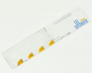 Ulthera Ultherapy Clear Guide Ruler Treatment Planning Card Lines Plastic Gauge