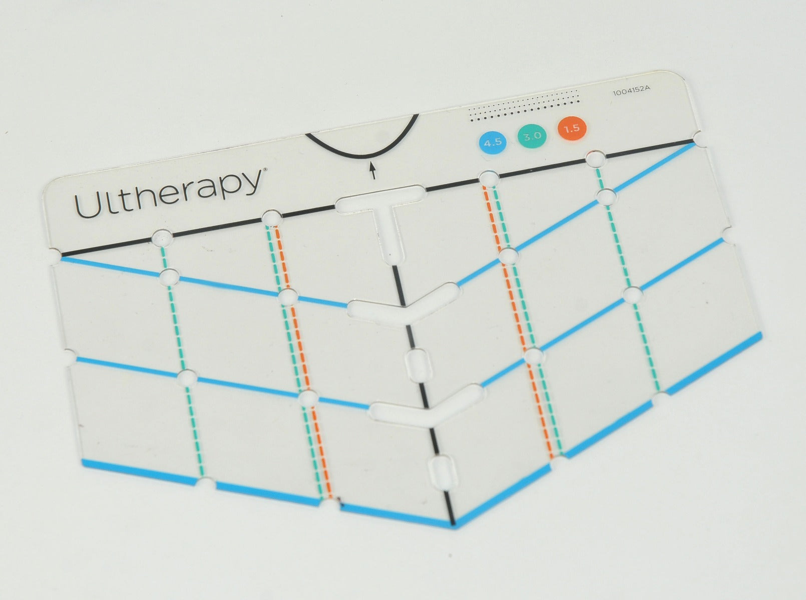Ulthera Ultherapy Chest Treatment Marking Stencil 1004152A Clear Template Guide