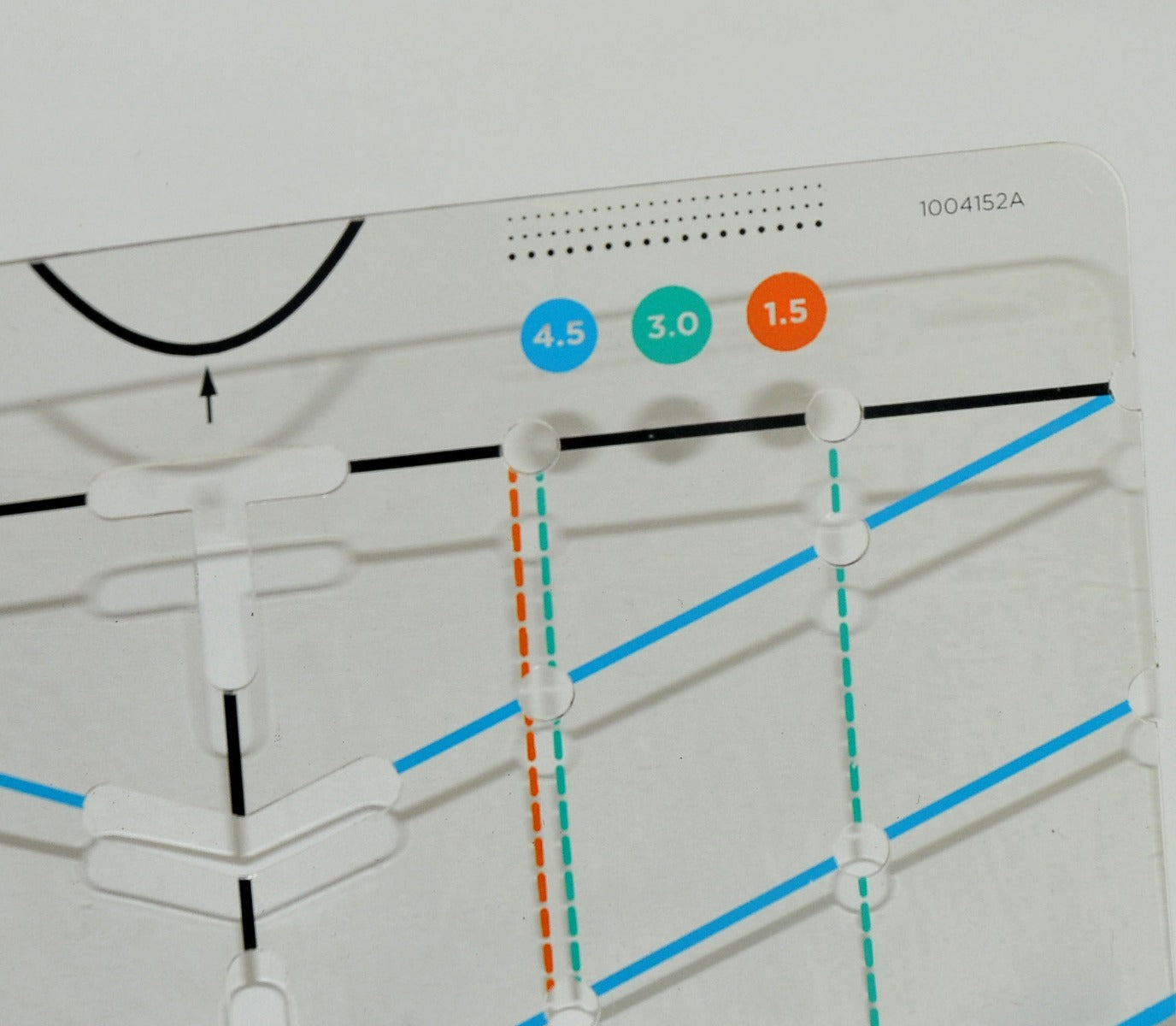 Ulthera Ultherapy Chest Treatment Marking Stencil 1004152A Clear Template Guide