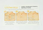 Ulthera Ultherapy Chest Treatment Marking Stencil 1004152A Clear Template Guide