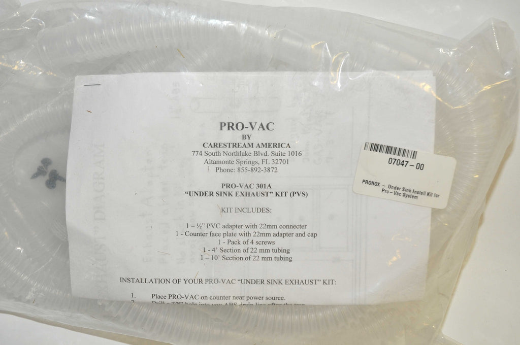 Dundas Pronox Passive Scavenger Non-Recirculating Pro-Vak Pump Waste Gate KIT