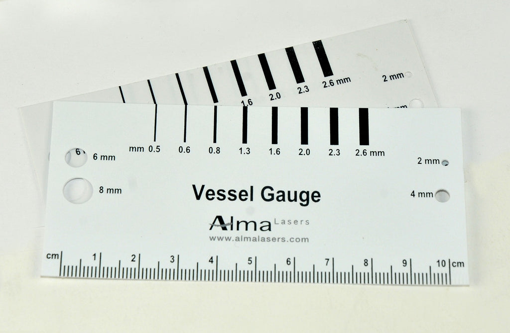 Alma Lasers Vein Gauge IPL SHR Spot Size Reducing Mask Template Round Square