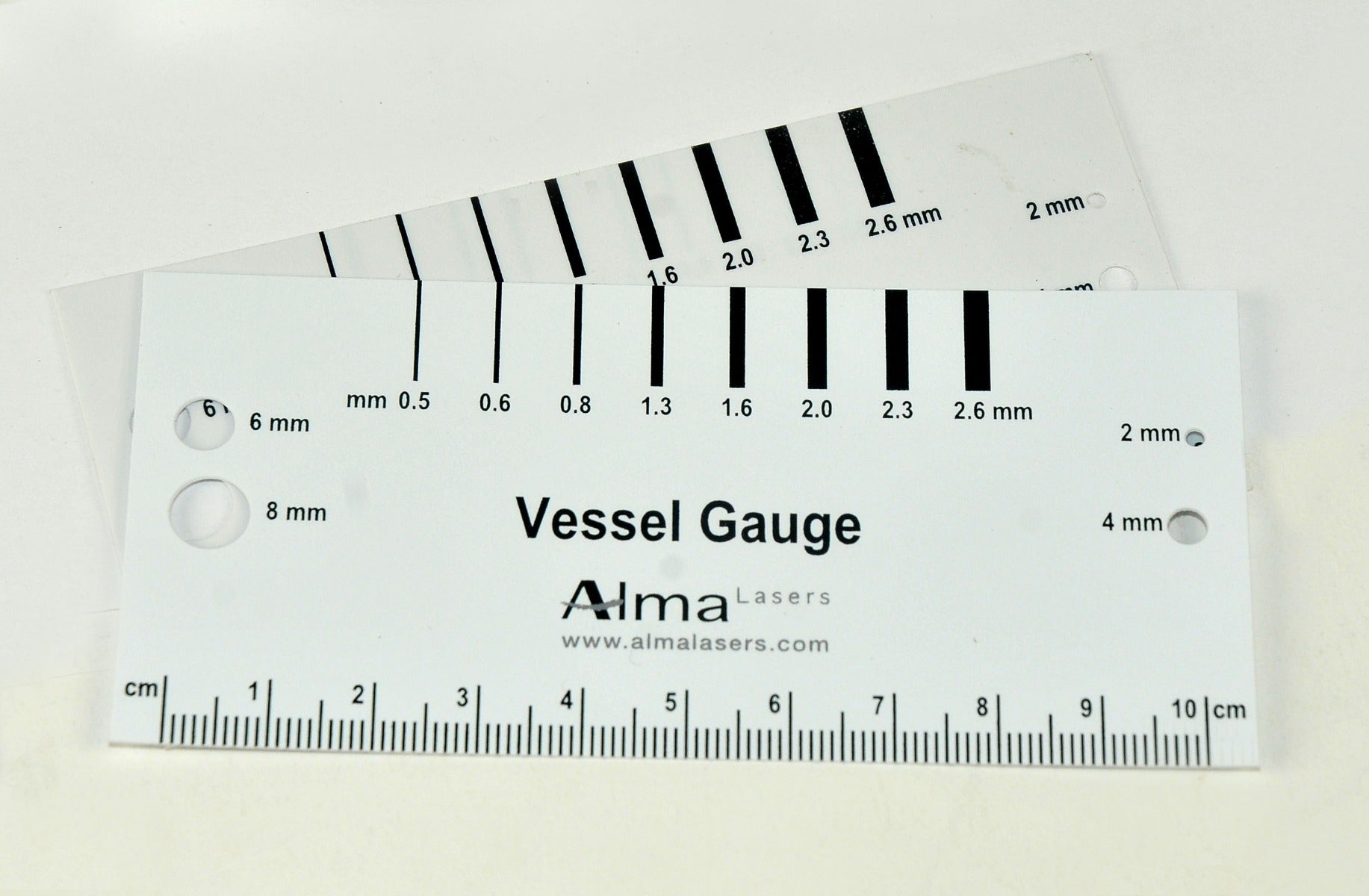 Alma Lasers Vein Gauge IPL SHR Spot Size Reducing Mask Template Round Square