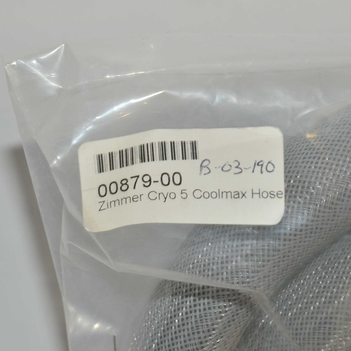 Zimmer Cryo 5 Chiller Cold Air Cooling Therapy Gray Flex CoolMax Hose 00879-00
