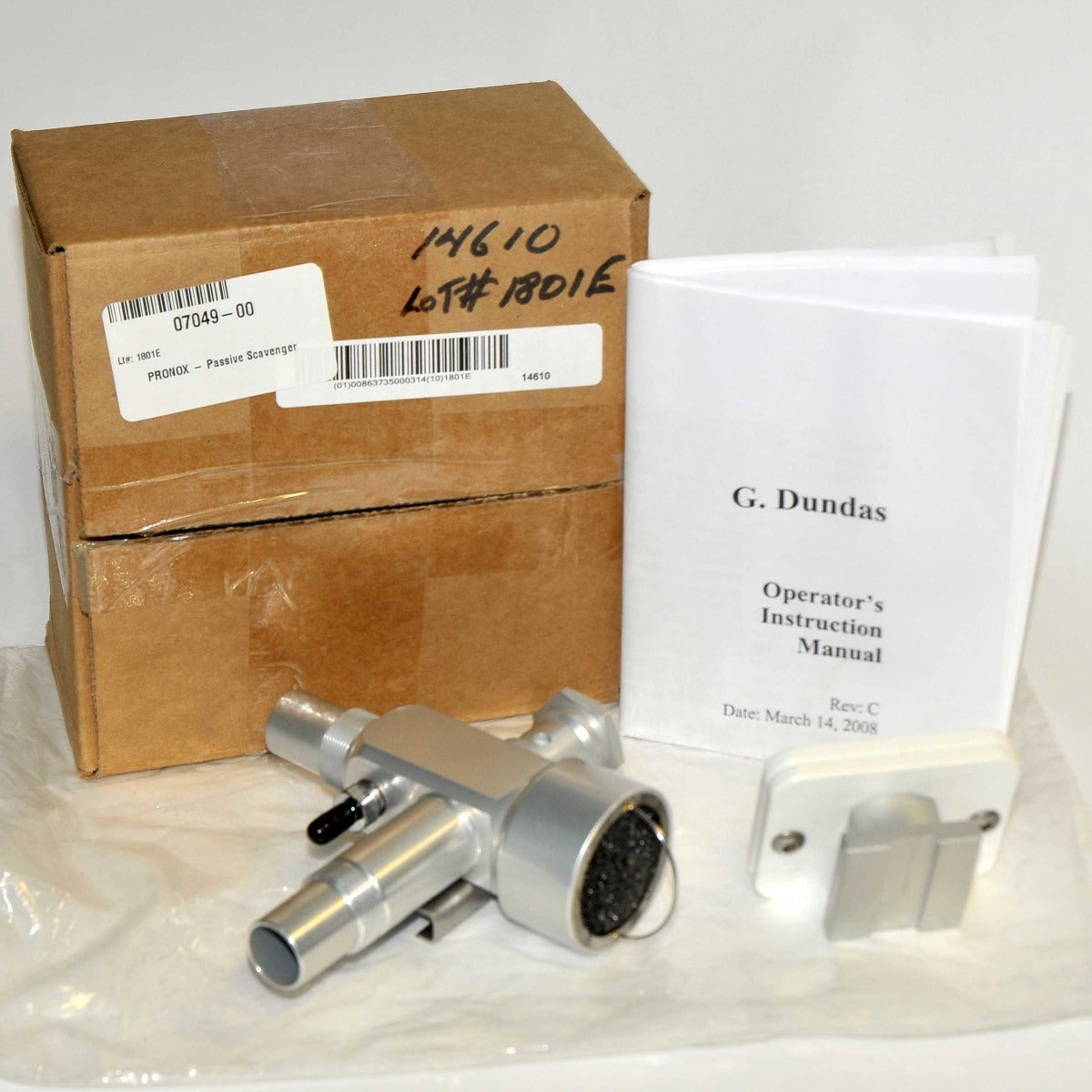 Dundas Pronox Passive Scavenger Non-Recirculating Pro-Vak Pump Waste Gate KIT