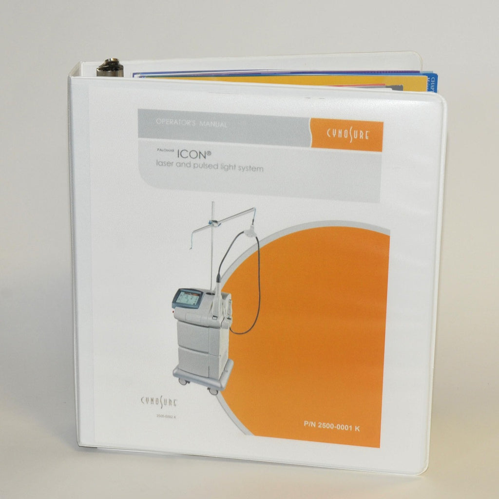 Operators Manual Palomar ICON IPL Laser User Guide 2500-0001 Cynosure Operation