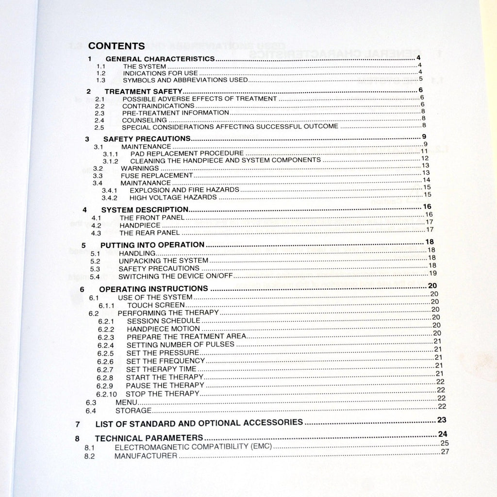 BTL Aesthetics Cellutone Operator Manual Operating Instructions Session Therapy