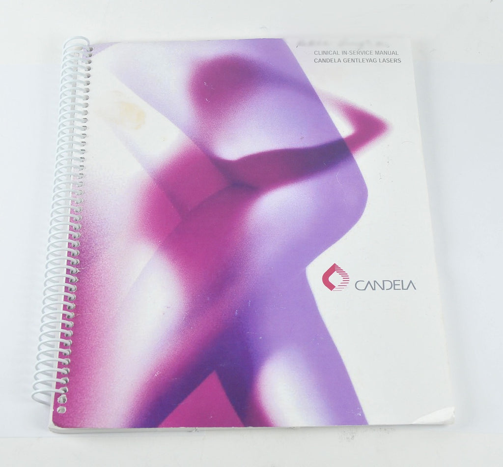Candela Laser GentleYAG In Service Manual Clinical Reference Guide InService