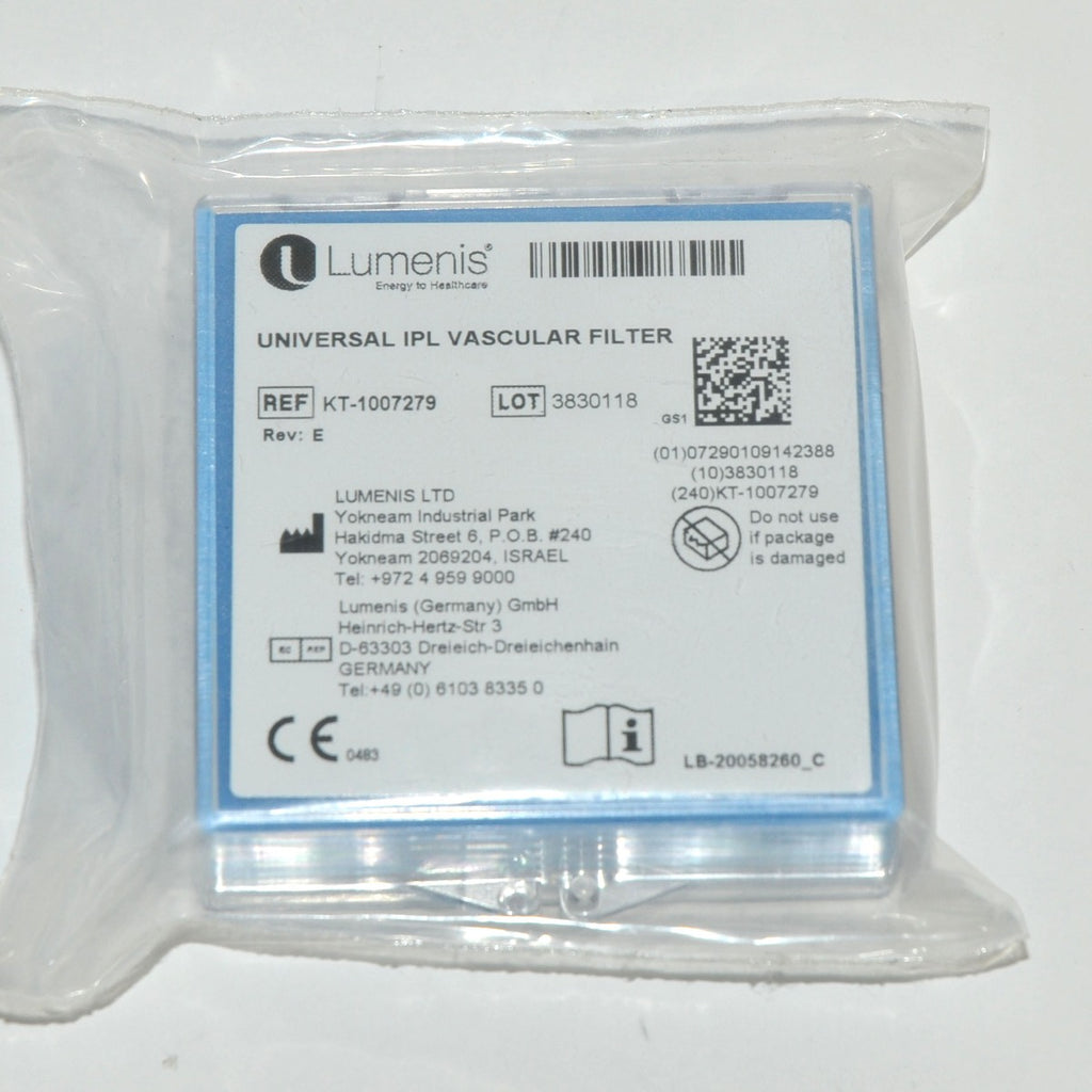 Lumenis Universal IPL Laser Vascular Expert Filter KT-1007279 NEW LumeOne M22