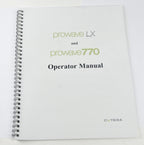 Cutera ProWave LX 770 Operator Manual User Guide Pro Wave Handpiece Reference