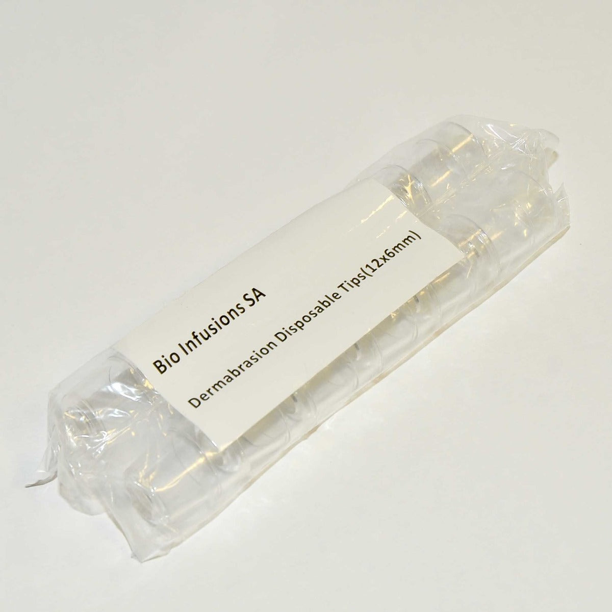 Envy SilkPeel Dermabrasion Disposable Clear Tips Bio Infusions 12x6mm (12 Pcs)