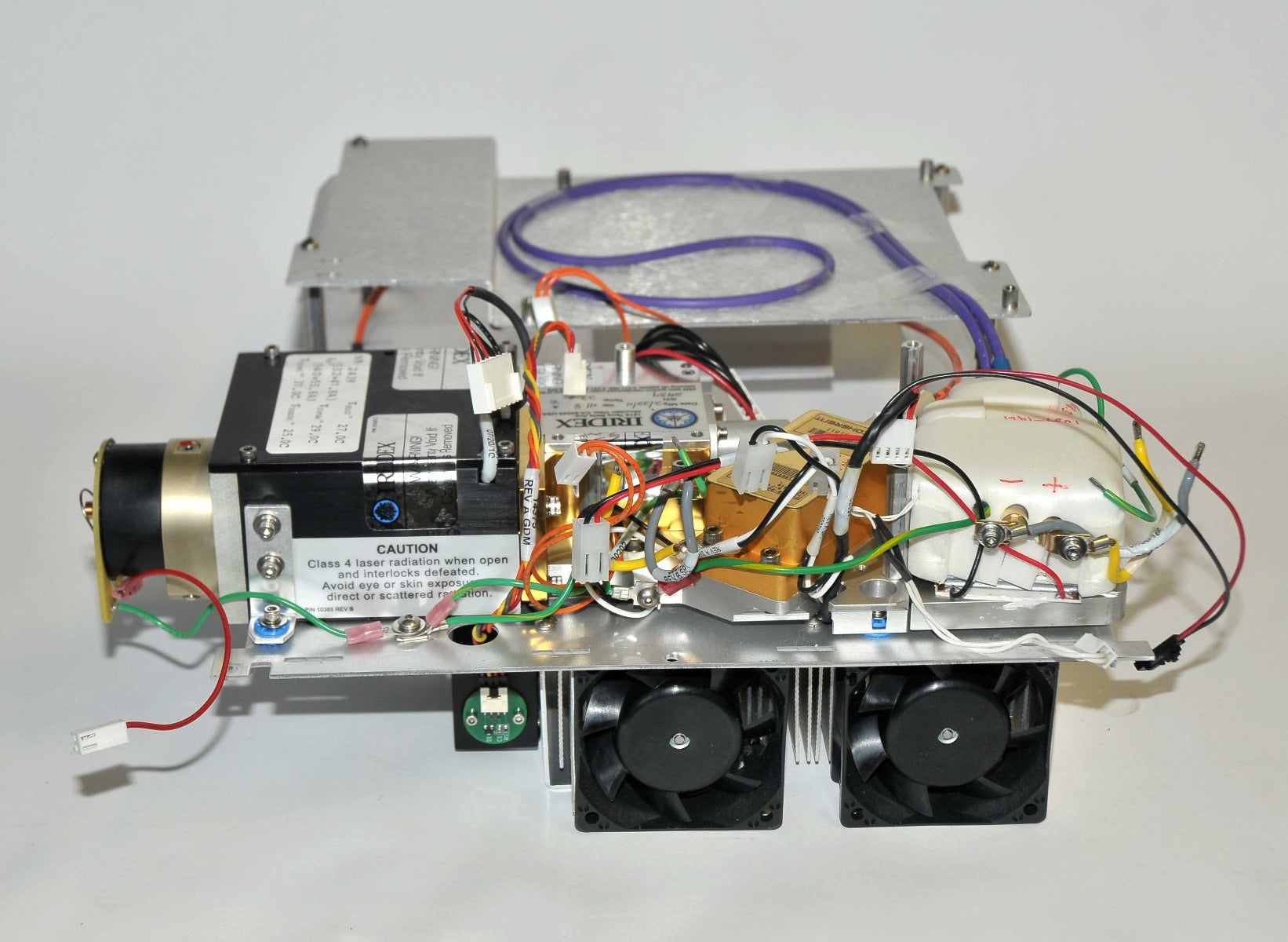 Iridex Varilite Laser Deck w Fans Cavity Assembly Chamber Electrical PARTS AS IS