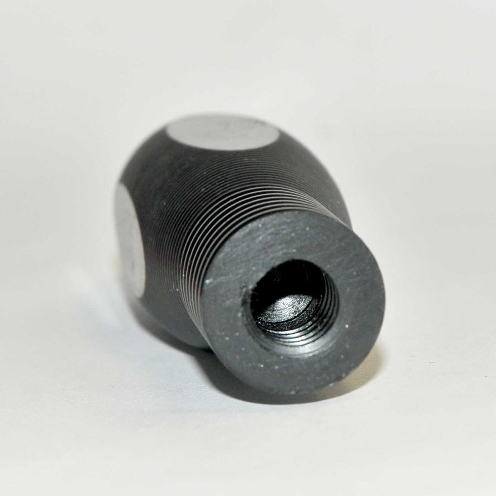 Black Delrin Probe Handle 3/8" Threaded Hole Aspiration Cannula 4" Surgical Base