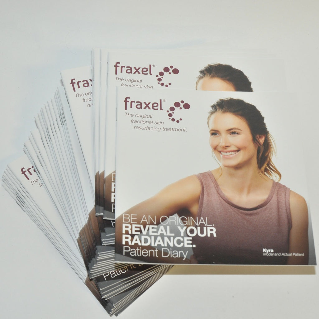Reliant Technologies Fraxel Re:Store Laser Patient Diary Office Brochure x32 Pcs