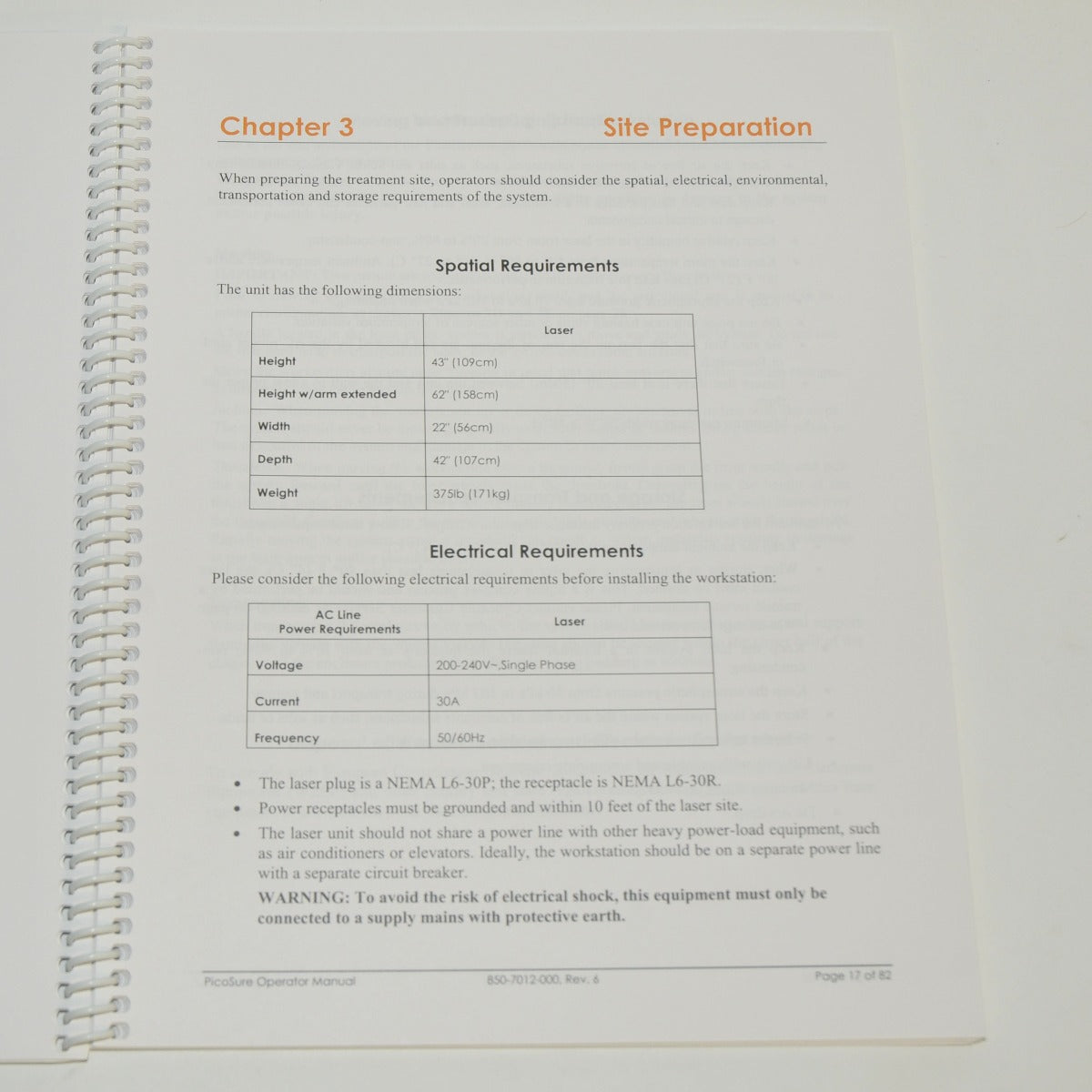Cynosure PICOSURE Operator Manual Picosecond Workstation User Guide 850-7012-000