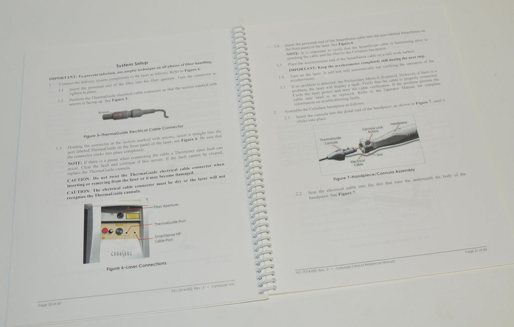 Cynosure Smartlipo Cellulaze Clinical Reference Manual User Guide 921-7014-002