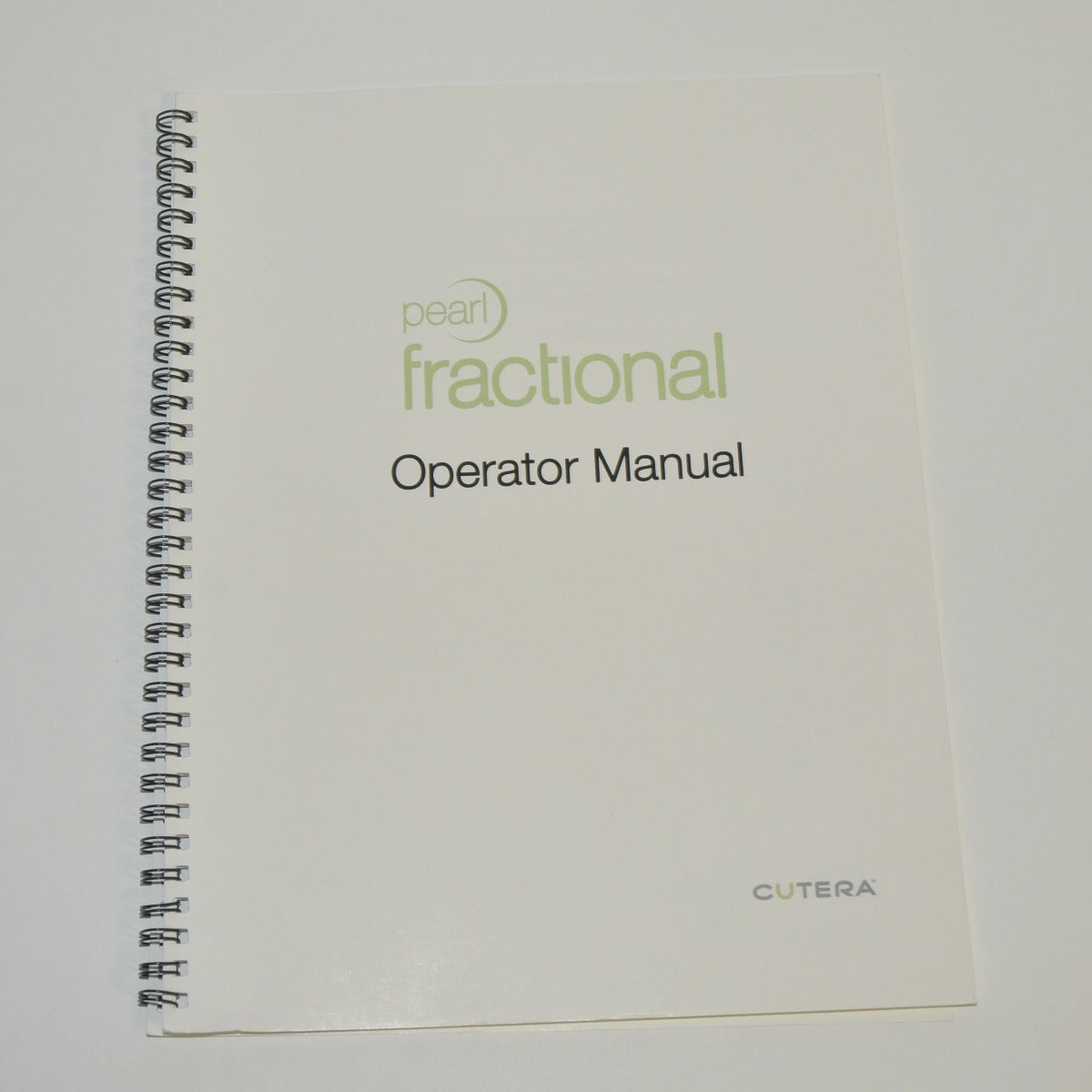 Cutera XEO Pearl Fractional Laser Operator Manual User Guide Handpiece Training