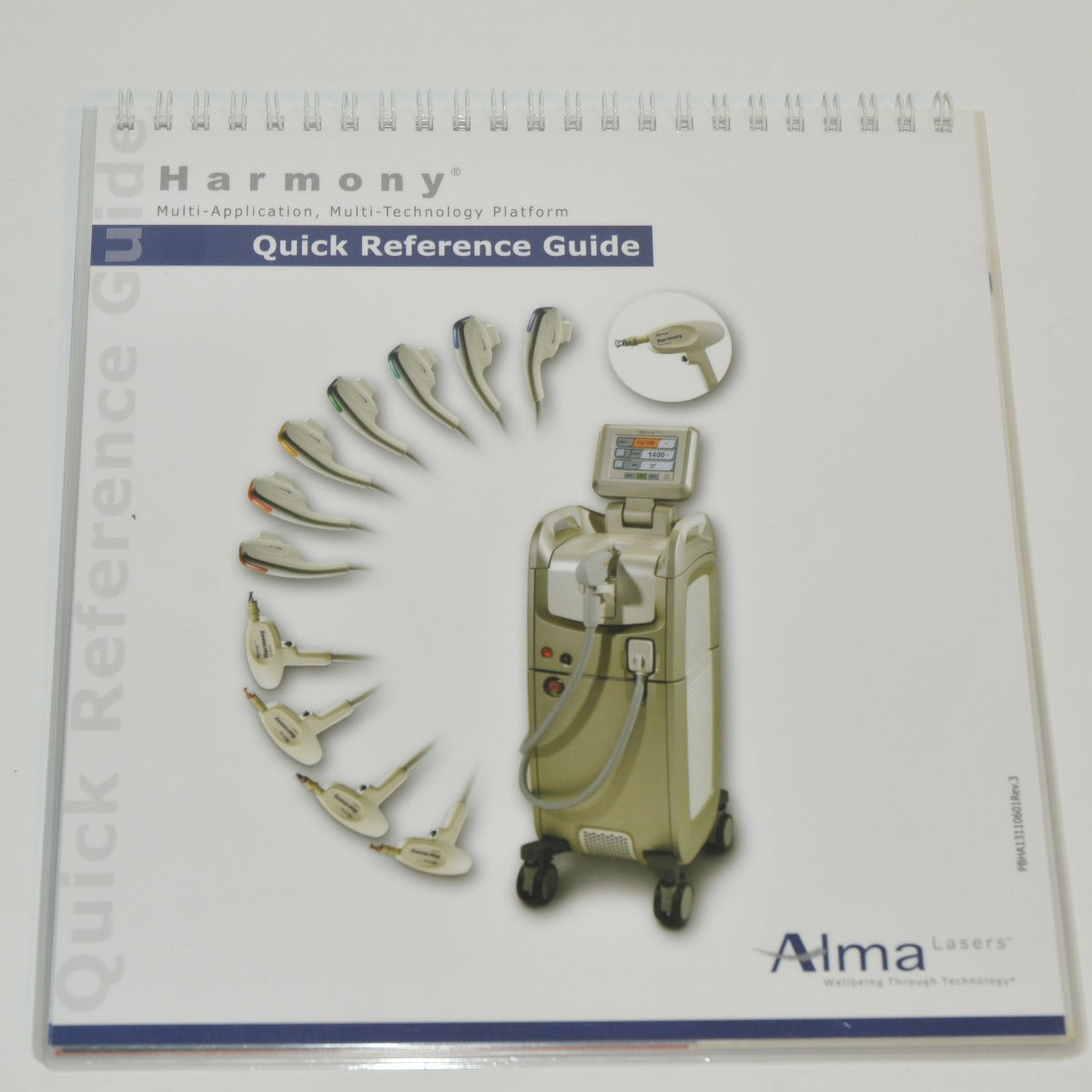 Alma Lasers Harmony Handpiece Quick Reference Guide AFT 532 1064 1320 nm Nd YAG