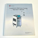 Candela Laser GentleMAX PRO Laser System Operator Manual Treatment Gentle Max