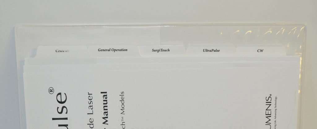 Lumenis Laser UltraPulse Carbon Dioxide OPERATOR User MANUAL Encore SurgiTouch