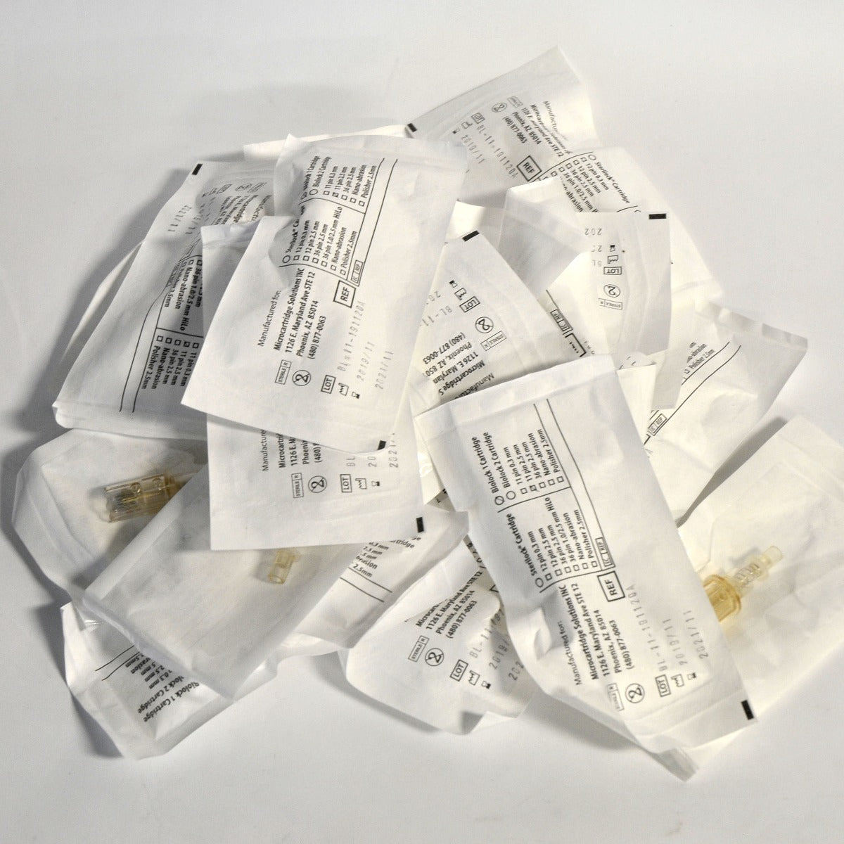 GOLD Biolock 1 Microneedling Cartridge Micro Needle 11 Pin SkinStylus (x19 Pcs)