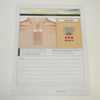 Ultherapy Chest Patient Record Sheet Pad Treatment Reference Guide 1001286C