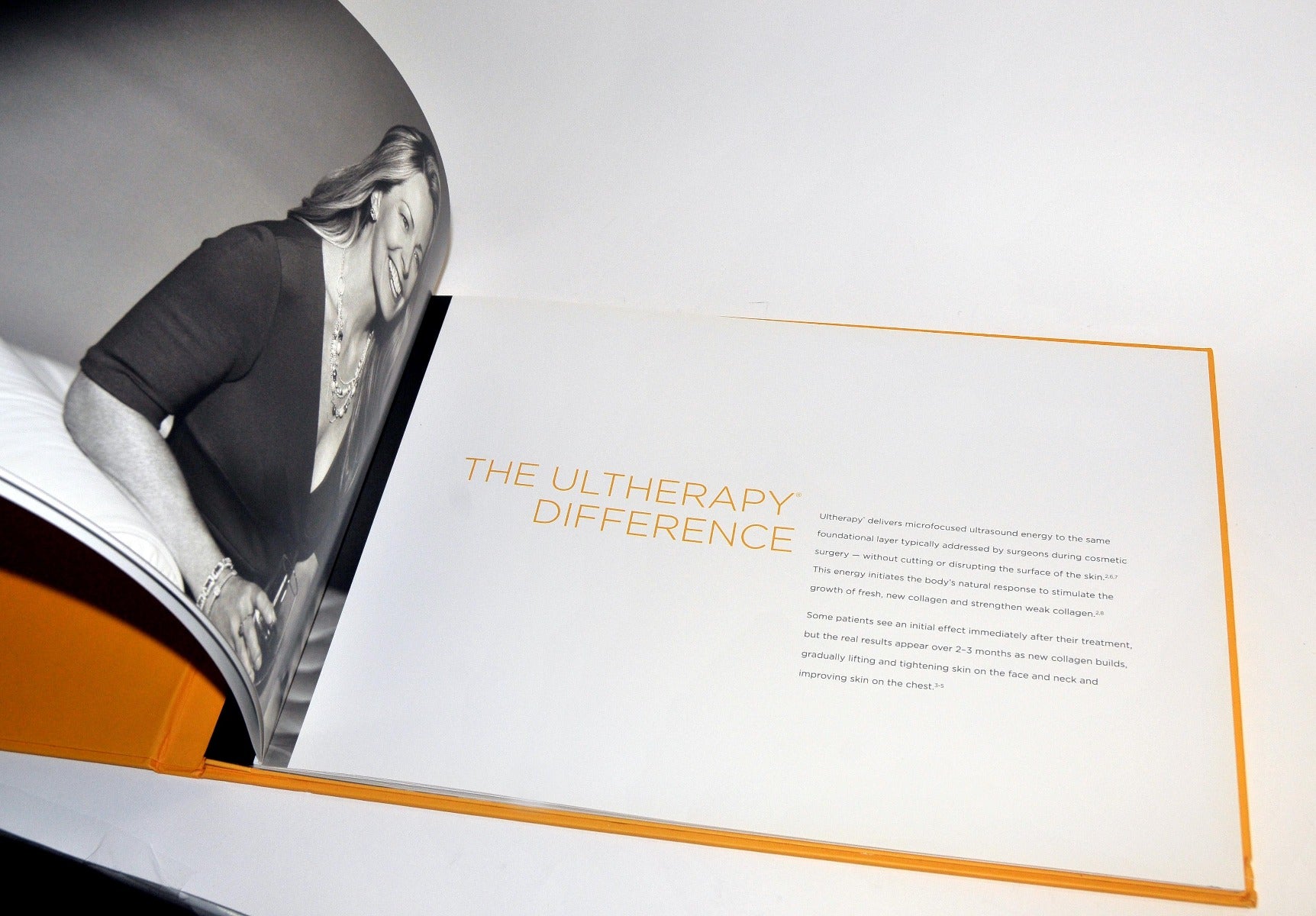 Ulthera Ultherapy GUESS WHO GOT A LIFT Lobby Waiting Room Office Book Marketing