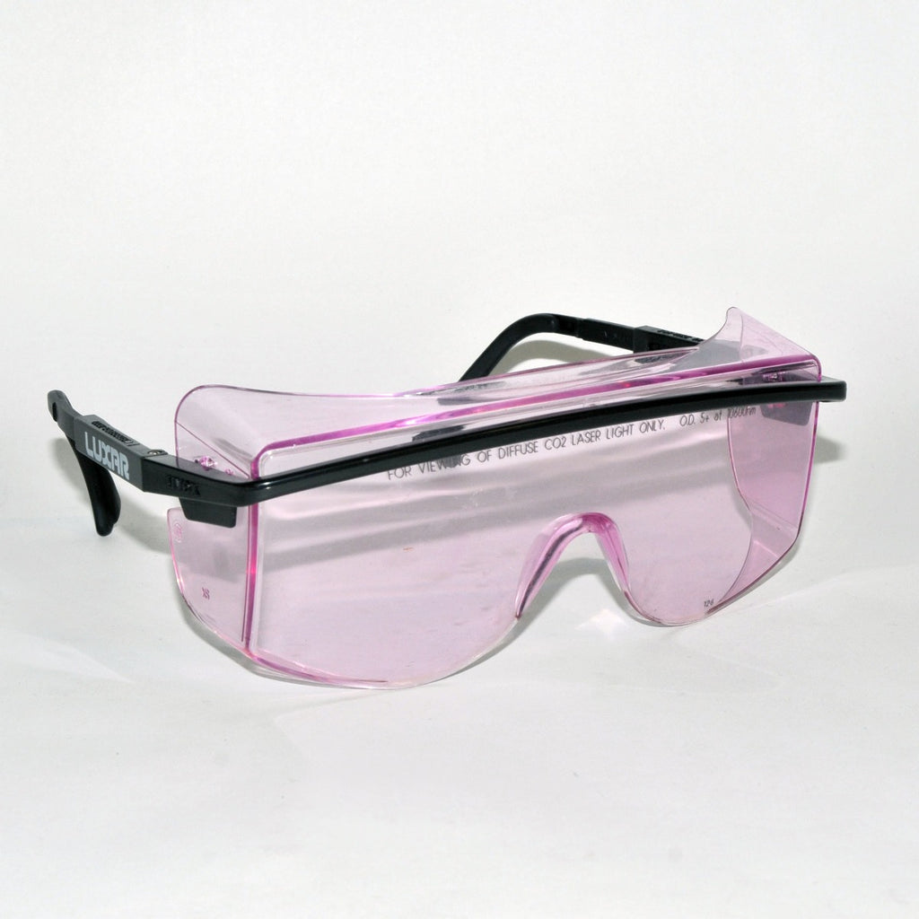 Luxar CO2 Laser Safety Glasses Pink 10600 nm Protective Eyewear C02 CO C0 2