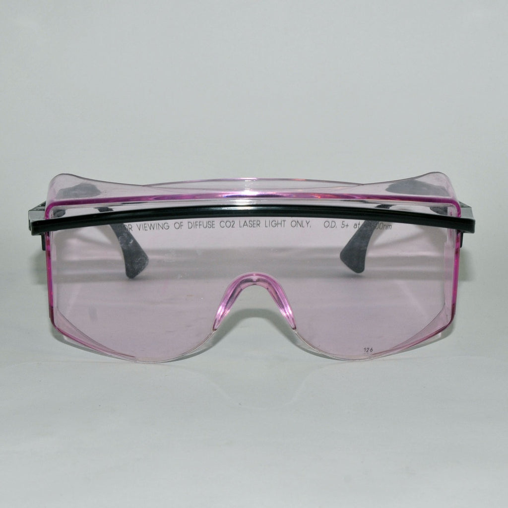 Luxar CO2 Laser Safety Glasses Pink 10600 nm Protective Eyewear C02 CO C0 2