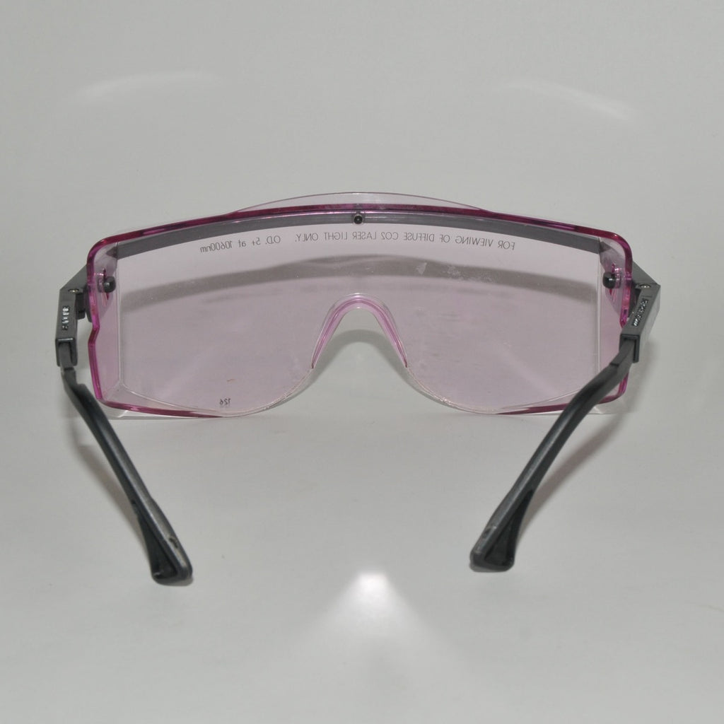 Luxar CO2 Laser Safety Glasses Pink 10600 nm Protective Eyewear C02 CO C0 2