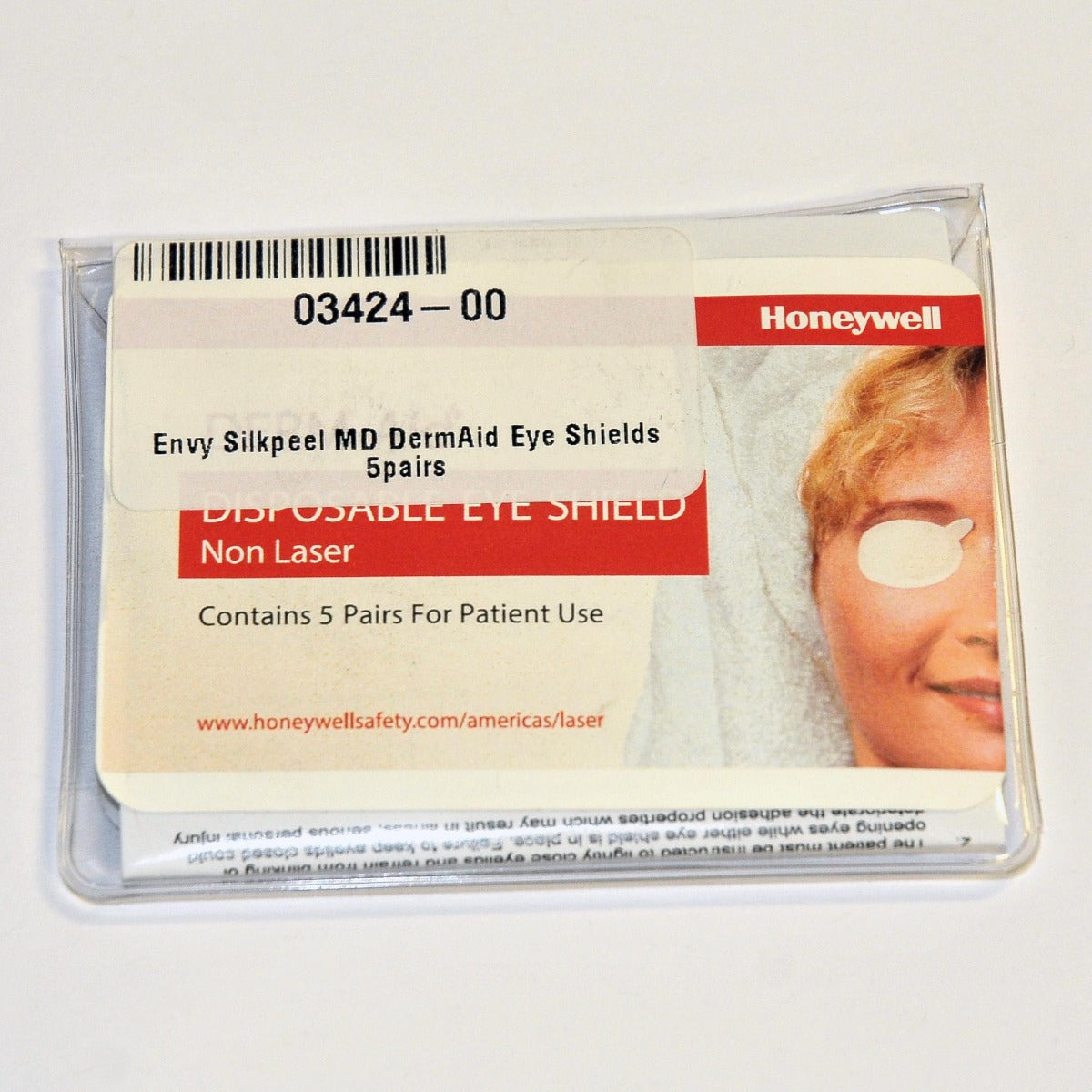 Envy Medical SilkPeel MD DermAid Patient Eye Shields 03424-00 White x5/Pkg
