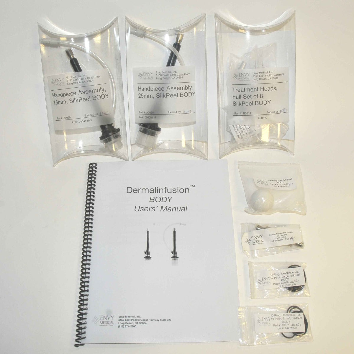Envy Medical SilkPeel MD Full Body Handpiece Kit - New