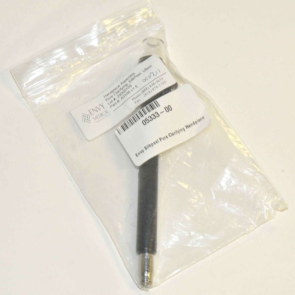 Envy Medical SilkPeel MD Pore Clarifying Handpiece Kit 04182-00 Silk Peel NEW