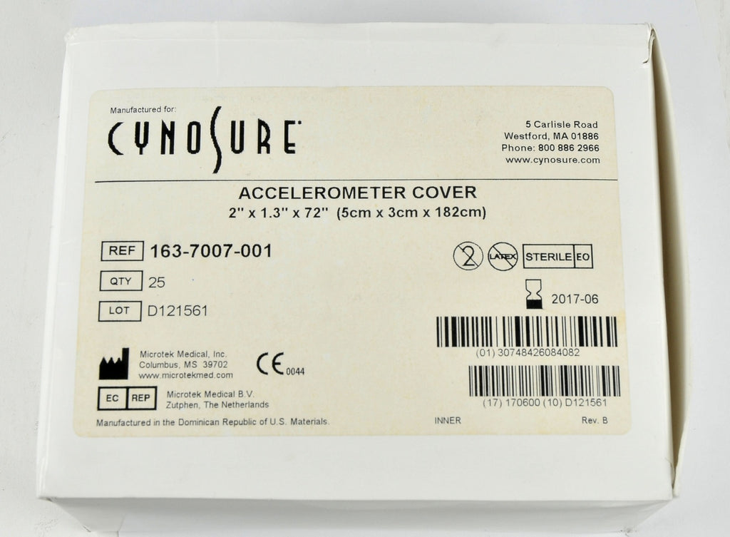 Cynosure SmartLipo Laser Accelerometer Covers 163-7007-001 Exp2017 x17 Pcs