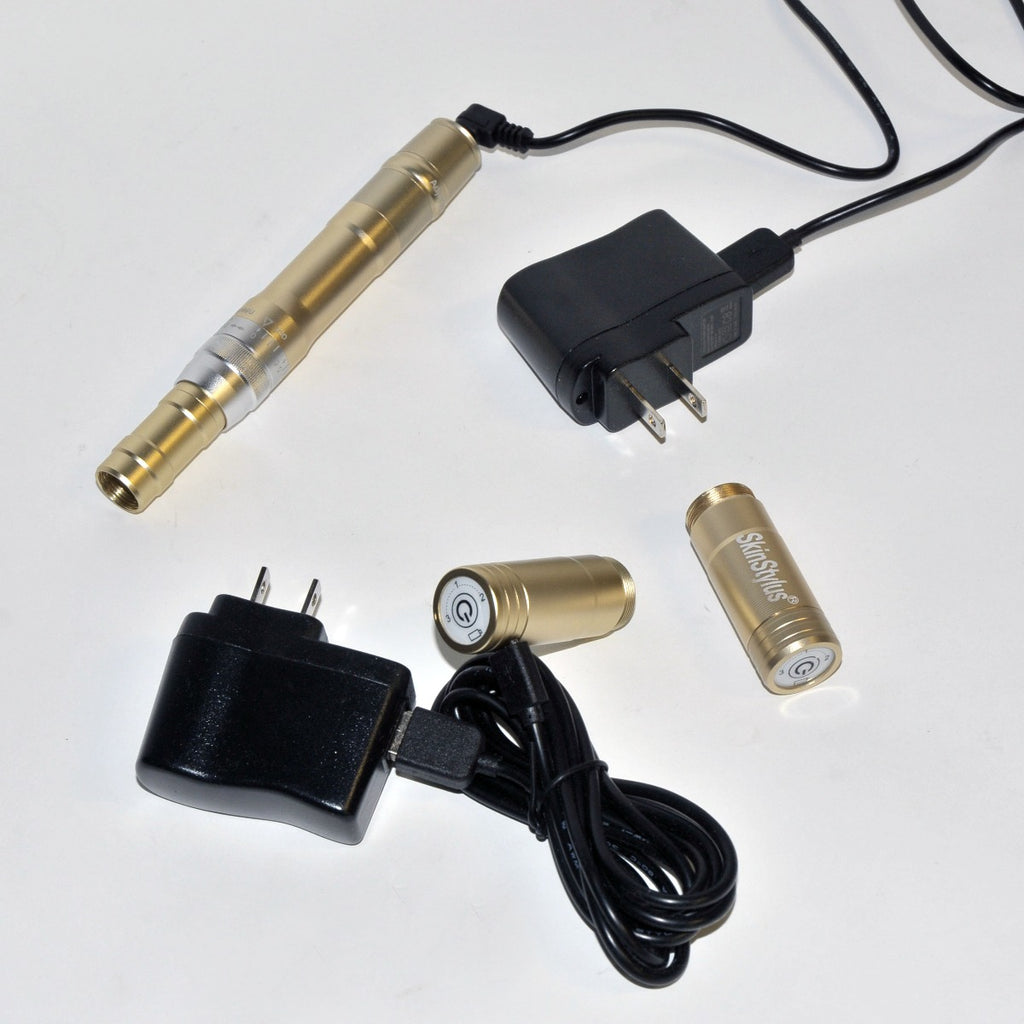 SkinStylus Gold Microneedling Professional Kit Collagen Skin Stylus Pen Biolock II