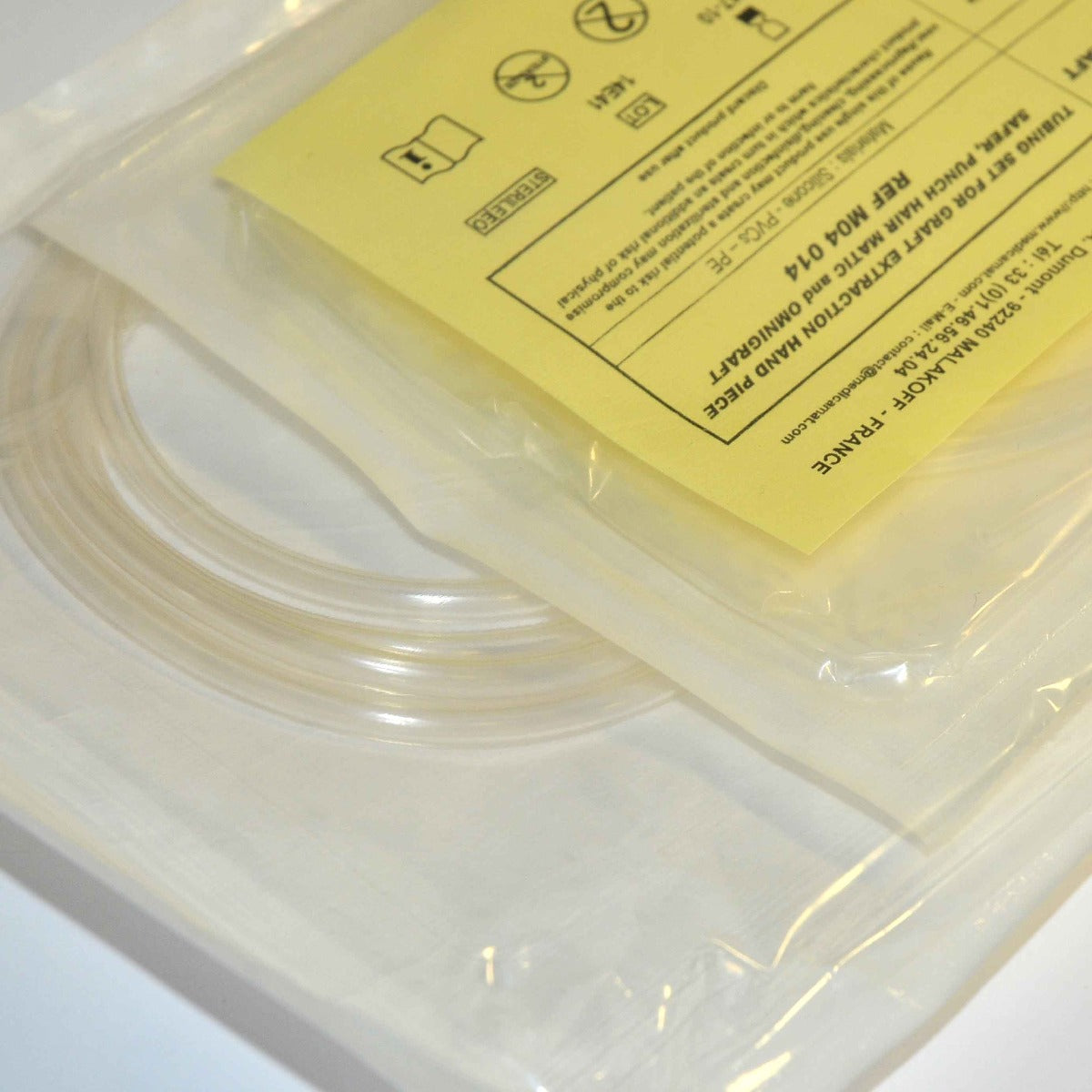 Clear Tubing Set Graft Extraction Hand Piece Punch Hair Matic Omnigraft EXP