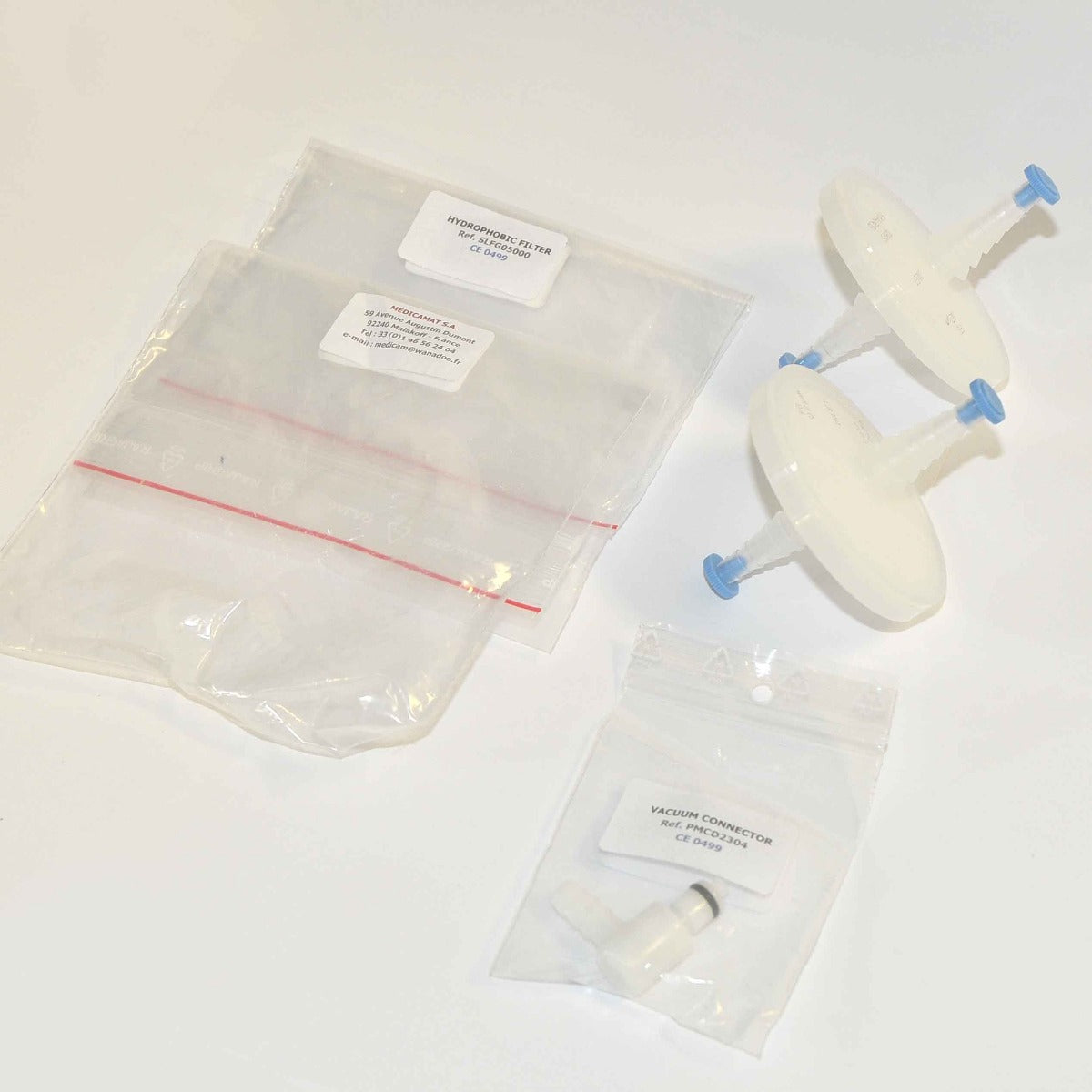 Punch Hair Matic Safer 212 Hydrophobic Filter Medicamat Clear Plastic Set