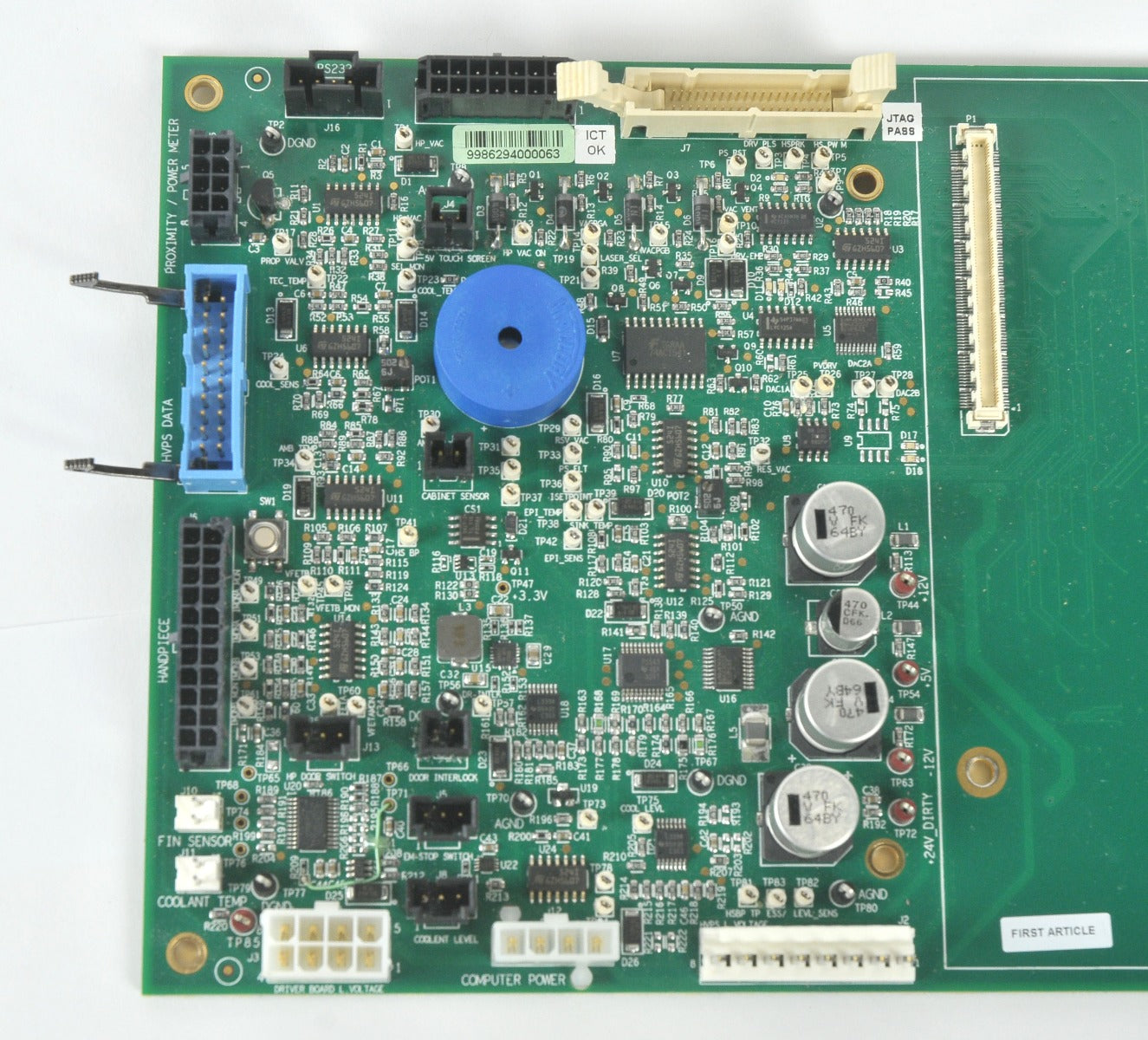 Lumenis LightSheer Desire Laser Control Base Board PCB EA-10017271 PARTS AS IS